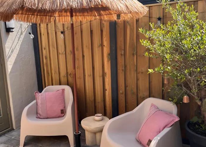 Appartamento Beachhouse Noteboom, Omheinde Tuin